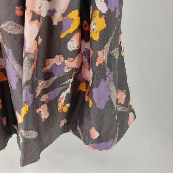 H&M Women's Floral Career Dress Size 6 Pockets Sleeveless - Picture 9 of 13